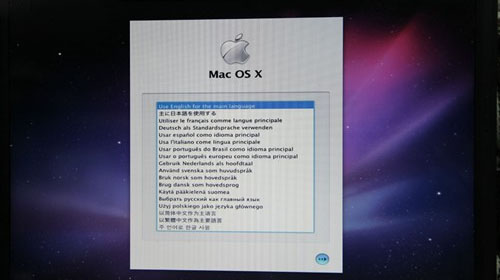 Mac OS 选择语言
